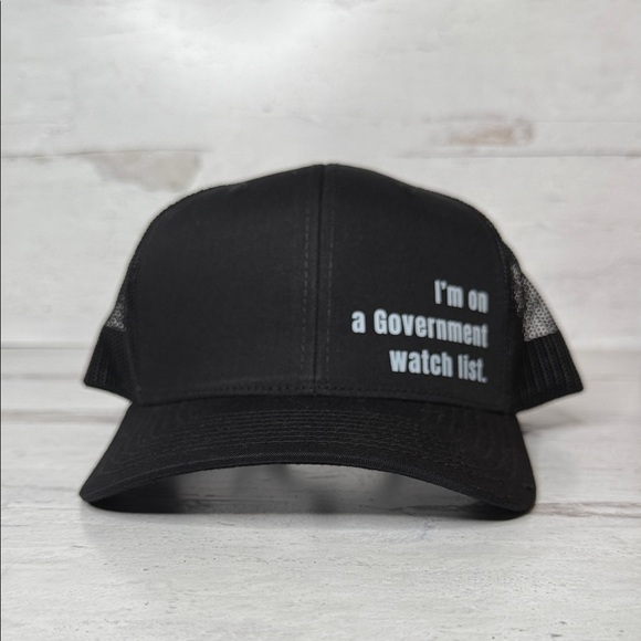 infowars Other - Black Trucker Cap with Humorous Text